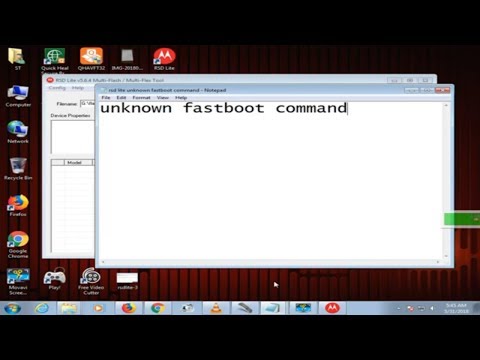 RSD Lite unknown fastboot command 100% solution  Motorola Flashing  Complete Tutorial