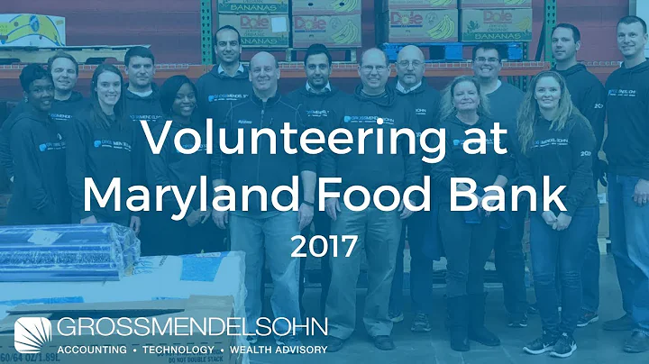Annual Community Service Days (2017): Maryland Food Bank
