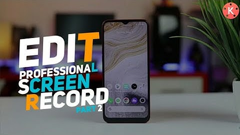 How to edit professional screen recording video.kinemaster editing.