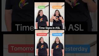How to sign Today Tomorrow Yesterday and Schedule in ASL ASL Essentials