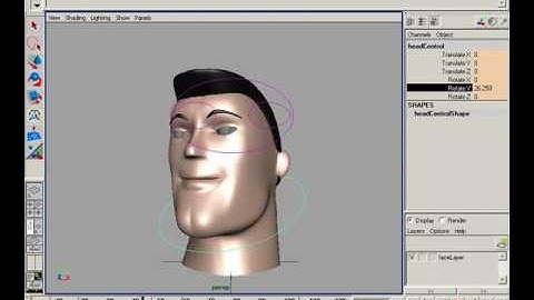 Facial Animation and Lip Sync. Part 5. Autodesk Maya