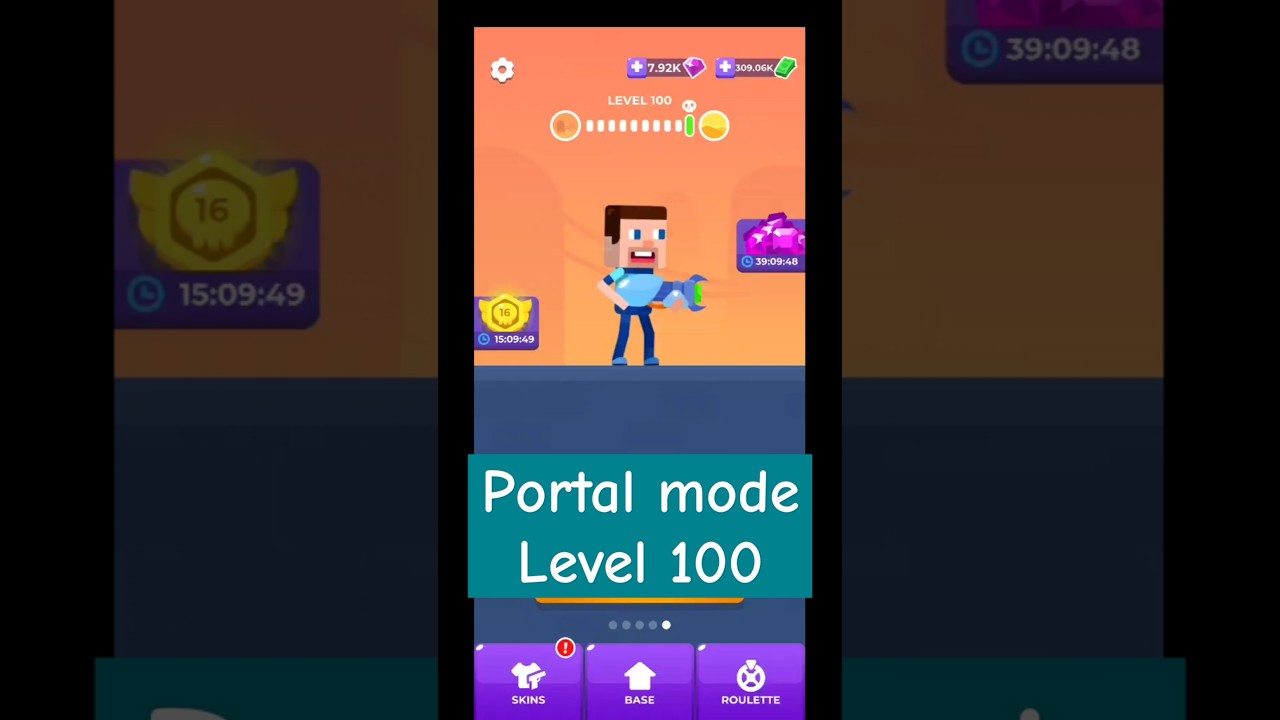 Level 100 in Hitmasters Portal Mode