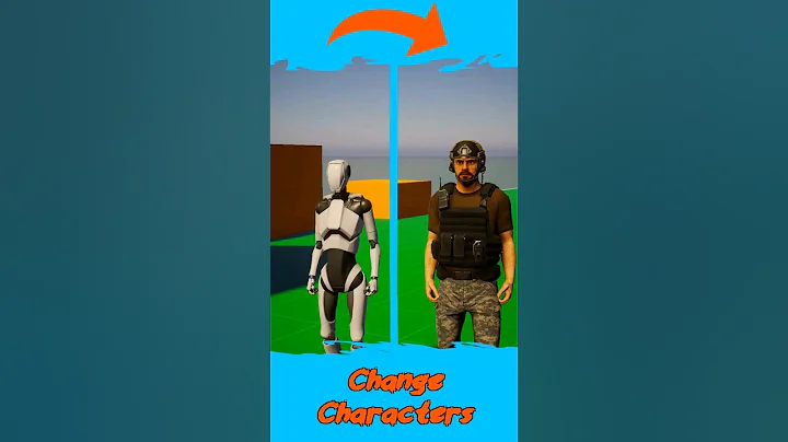 Change character in Unity  #unity3d #gamedev #character