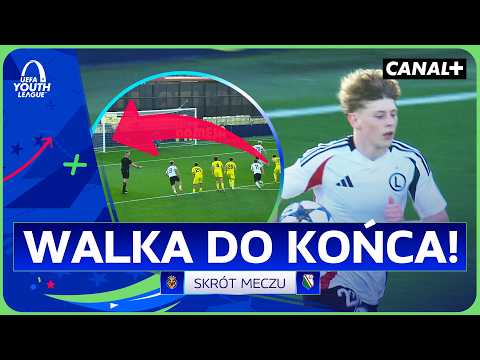 Legia U-19 Walczy o Europejski Ćwierćfinał! Villarreal - Legia, Skrót Meczu - Uefa Youth League