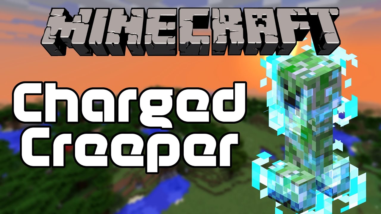 How To Make A Charged Creeper In Minecraft Youtube 