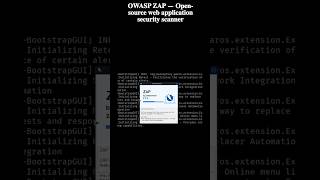 OWASP ZAP: Open-Source Web Security Testing Tool #cybercavin