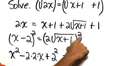 Bittinger Elementary and Intermediate Algebra 7e Chapter Test Prep Ch. 10 Ex. 21