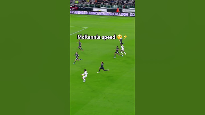 Weston McKennie is CRAZYFAST ⚡️