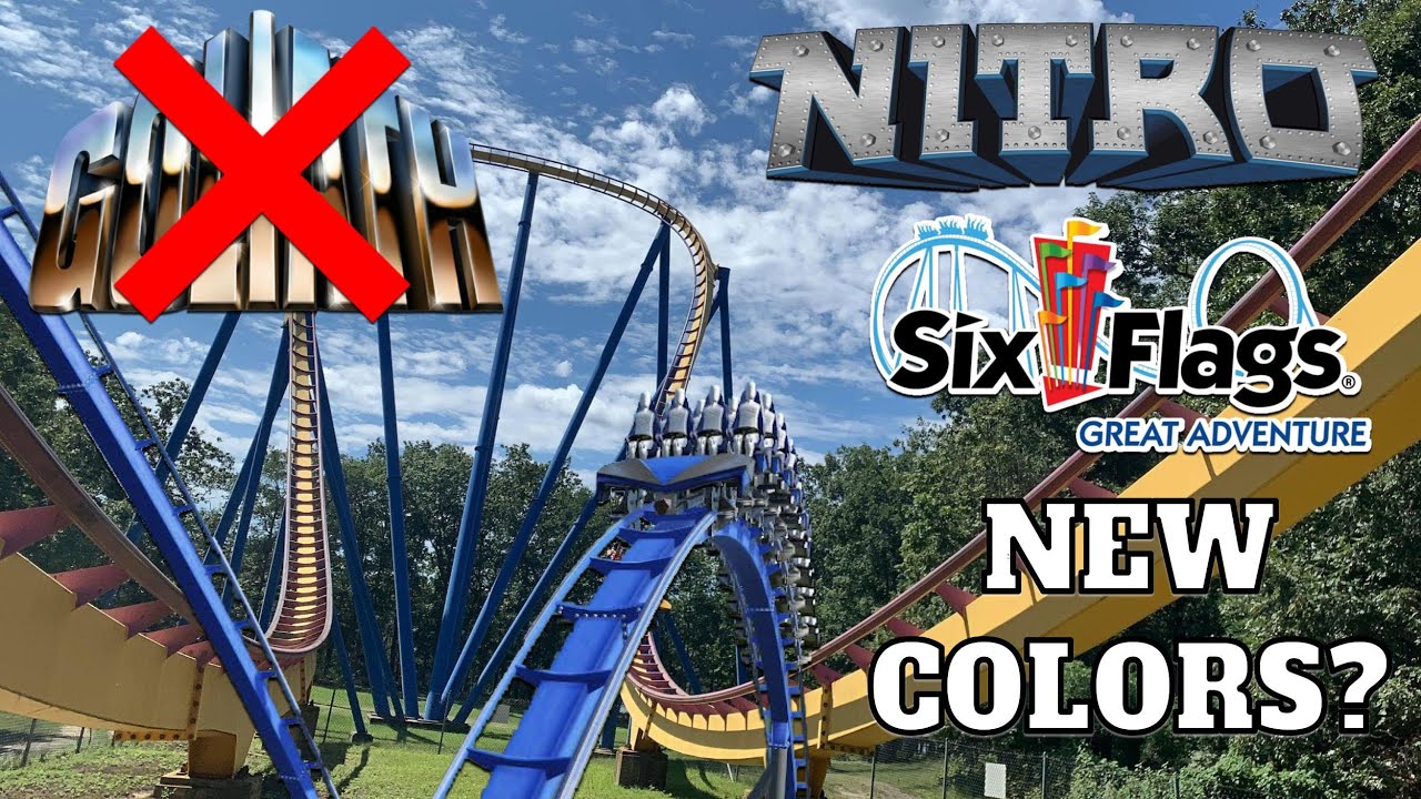 Nitro's Retheme CANCELLED?! Six Flags Great Adventure 2023/2024 YouTube