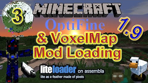 Minecraft Voxelmap and Optifine Mods 1.9+