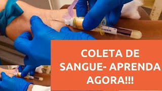 Coleta de Sangue Venoso À Vácuo #puncaovenosa #veia #examedesangue #enfermagem