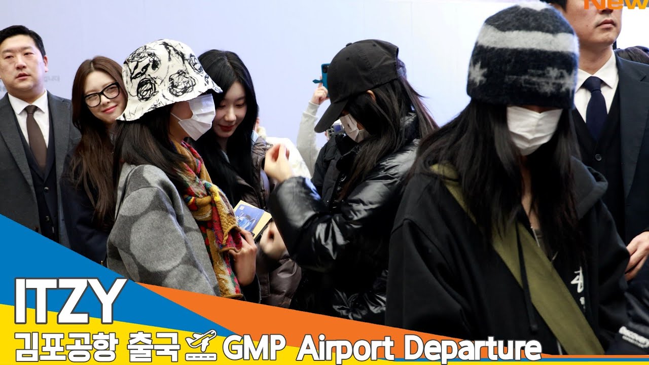 있지, 김포국제공항 출국✈️ITZY GMP Airport Departure 2025.1.19 Newsen