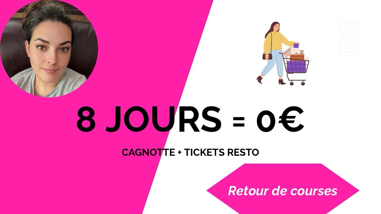 #25 🛒 Retour de courses 8 jours | 4 menus doublés pour toute la famille | Budget cagnotte + TR