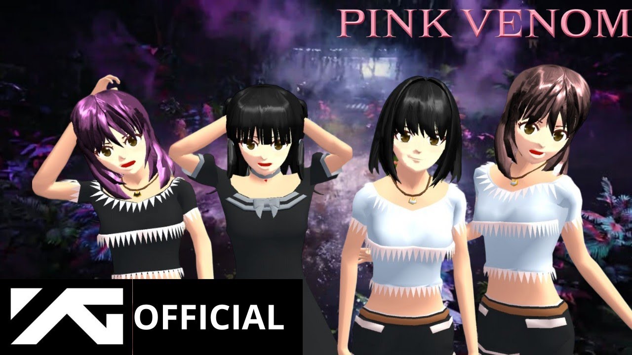 BLACKPINK - ' Pink Venom ' M\V { Sakura School Simulator }