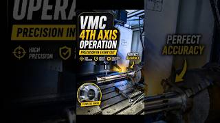 This VMC 4th Axis Accuracy Will Shock You 😱 | Ultra Precision CNC Machining#machine#vmc#cnc#shorts