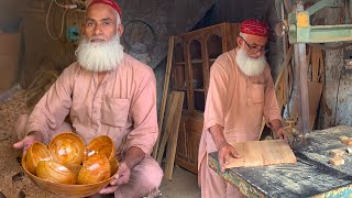 The Fascinating Art of Making Wooden Bowl By Old Woodworking Master by Skilled Nation 21,137 views 2 years ago 15 minutes