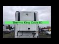 Thermo King Reefer Code 63