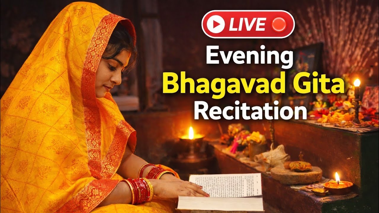 Bhagavad Gita Recitation = ଭଗବଦ୍ ଗୀତା ପାଠ Live |  SatyarpitA Vlogs #odiavlogs #odiaviralvlogs
