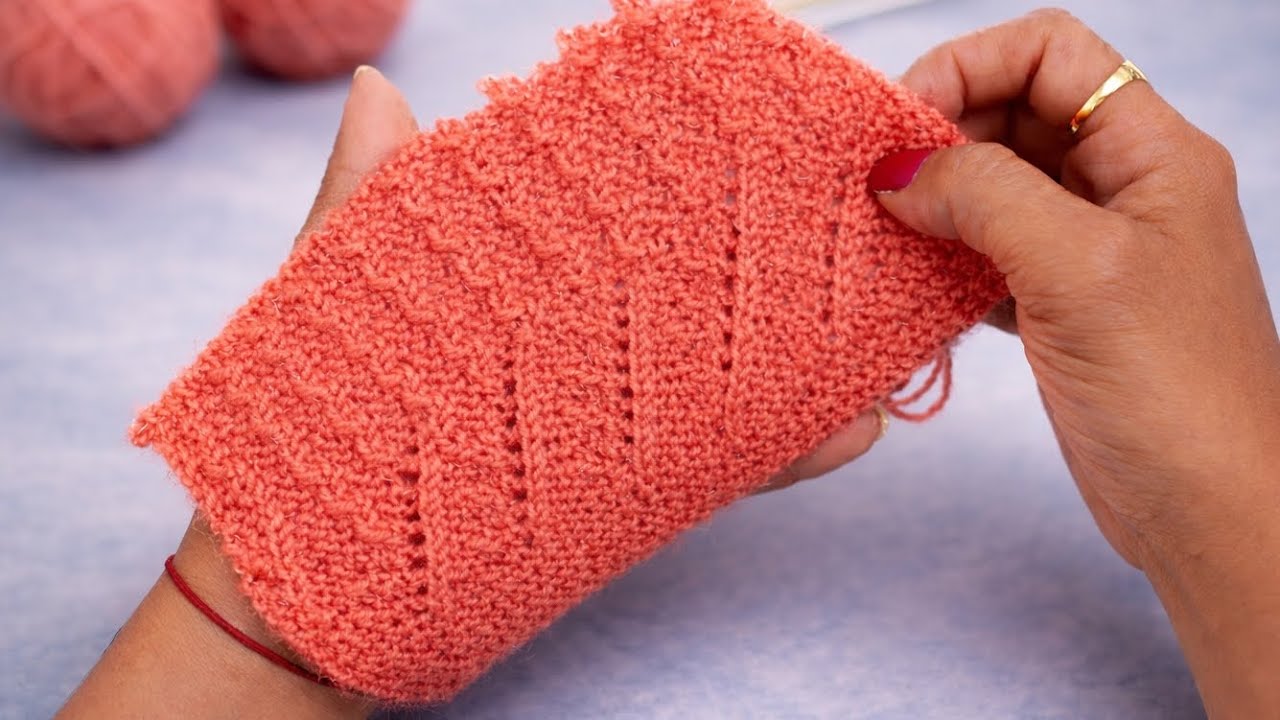 आसान स्वेटर डिजाइन 🧶 | Easy New Knitting Pattern Hindi | Beginners के लिए