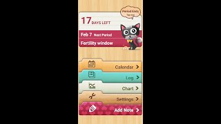 Best tracking App for period (My Calendar) screenshot 1