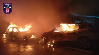 Incendio de vehículos en La Tercia (Murcia) | La 7