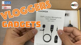 VLOGGERS GADGETS | XIAOKOA UHF LAVALIER MICROPHONE