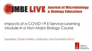Impacts of a COVID-19 E-Service-Learning Module in a Non-Major Biology Course