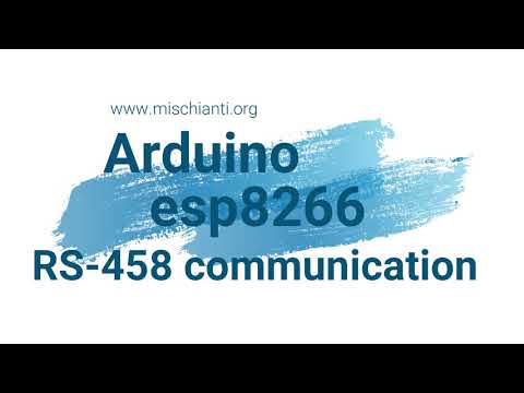 Communication test from Arduino to WeMos D1 mini (esp8266) via RS-485