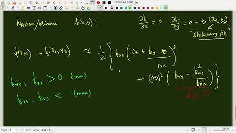 Partial differentials clarifications - 2