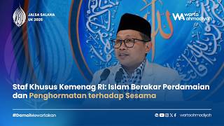[FULL] SAMBUTAN FARID FACHRUDDIN SAENONG STAFF KHUSUS MENTERI AGAMA RI‬ | JALSA SALANA UK 2026