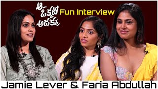 Faria Abdullah & Jamie Lever Interview | Allari Naresh | Aa Okkati Adakku | TFPC