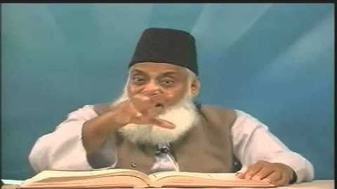Dr Israr Ahmed-- Bayan UL Quran in Urdu Lecture 73 of 108