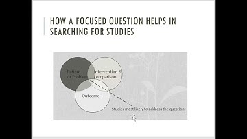 PICO Questions - Part 1