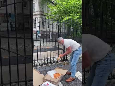 NYC Pizza Hero: "Give Us Pizza, or Give Us Death!"  #shorts