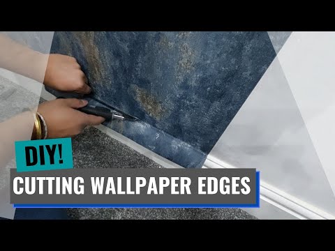 How To Cut Fast Clean Wallpaper Edges