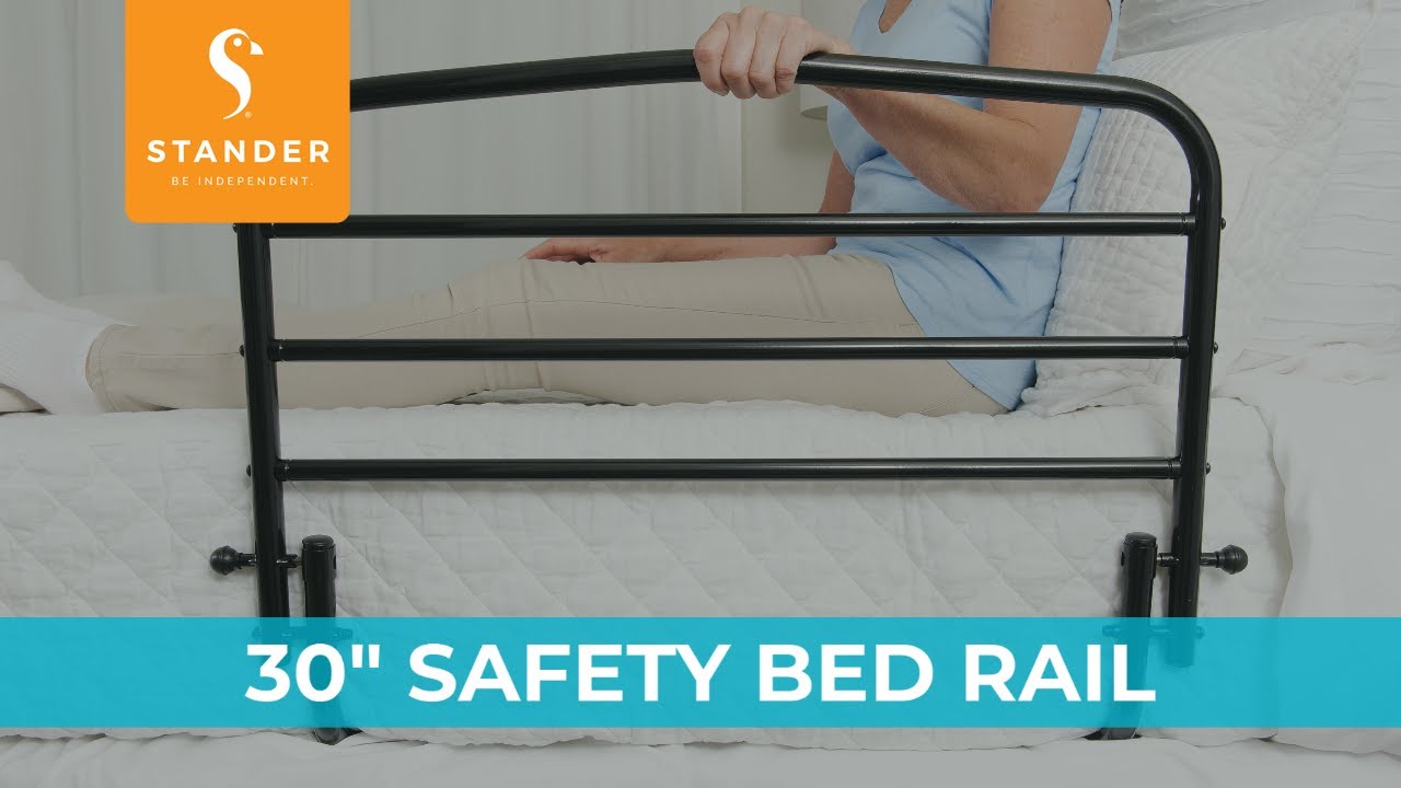 Stander 30-in Black Bed Rail - Prevent Falls, Assist with Transfers,  Collapsible Design in the Bed Rails department at