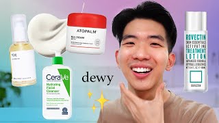 How I maintain my Dewy Skin with 4 products • 2023 Skincare Routine ✨💆