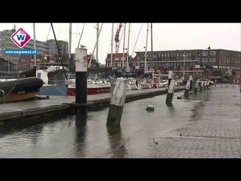 Kades Scheveningse haven onder water