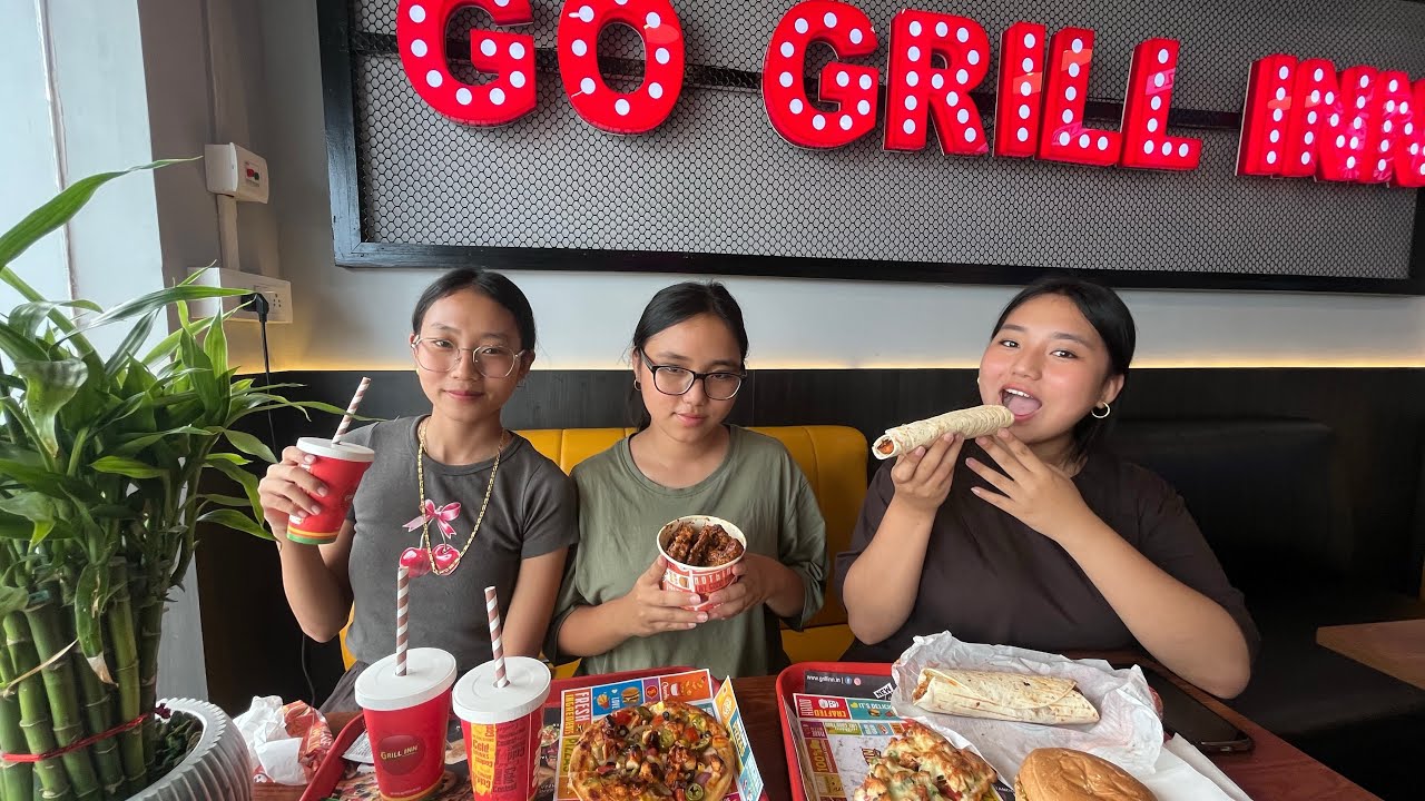 Luncheon at GRILL INN //shawarma// spicy grilled chicken//