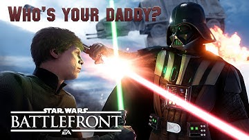 Star Wars: Battlefront BETA: VADER TIME - Darth Vader Vs. Luke Skywalker