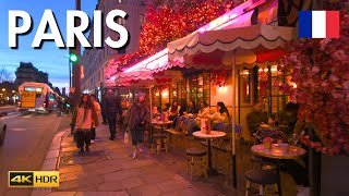 Paris 🇫🇷 Nightlife February 2024 Le Marais Walking Tour 4K HDR
