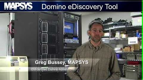 MAPSYS Tech Minute - Domino eDiscovery Tool