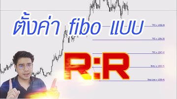 วิธีการตั้งค่า Fibonacci แบบวัดระยะ Risk Reward Ratio (R:R)