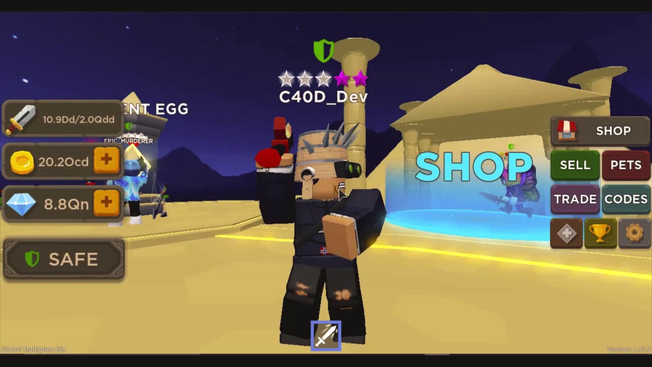 FREE PETS! BLADE THROWING SIMULATOR! 50 WINNERS!