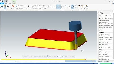 Taper angle on contour 2d- Mastercam 2020 - for beginners