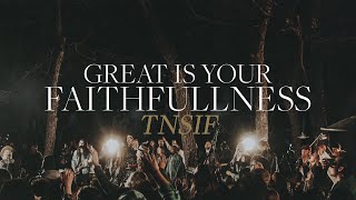 Video-Miniaturansicht von „Great Is Your Faithfulness | The New Sound Is Family (FEAT. Michael Howell, John Michael Howell)“