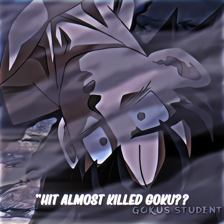 HIT ALMOST DEFEAT GOKU 💀☠️ (Goku uses his 100% iq in battle)🗿☠️ #goku #dbs #dbz #edit