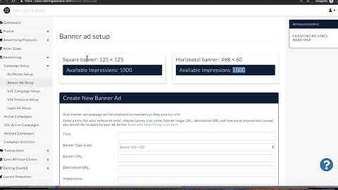 Hashing Ad Space Backoffice Introduction