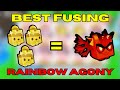 Cheap fusing Method to Get Rainbow Legendary Wildfire Agony In pet simulator X | Pet Sim X