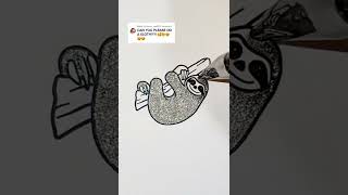 Coloring in a sloth #coloring #sloth #shorts Profile